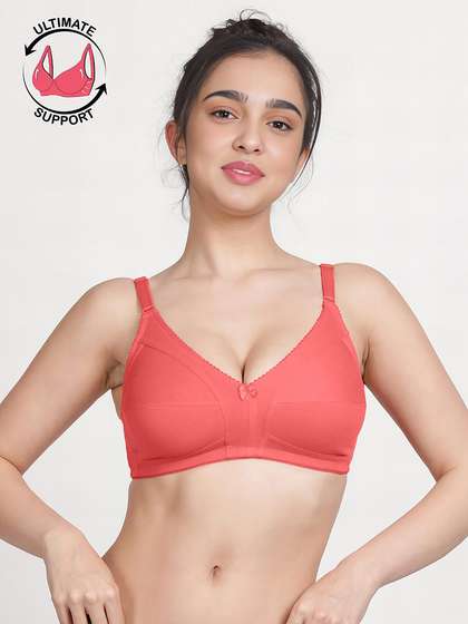 Susie Dubarry Peach Wirefree Full Coverage No Sag M Frame Bra