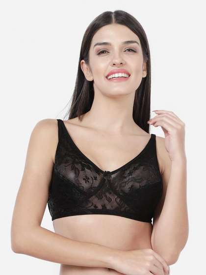Susie BlackBeauty Non Padded Wirefree Lace Bra