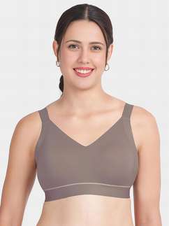 Shyaway Rose Taupe Smooth Neckline Padded Seamless Bra