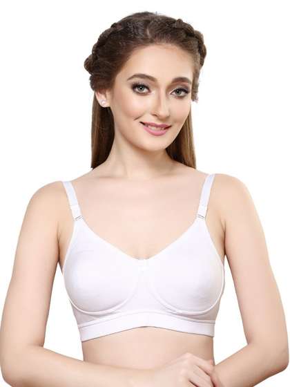 Libra White Full Coverage Moulded Non Padded Everyday Bra
