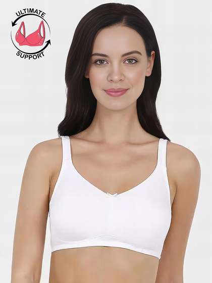 Amante White Elegant Concealer Non Padded and Non Wired Bra
