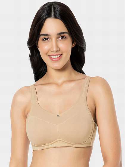 Amante Sandalwood Smooth Back Non Padded Non Wired Support Bra