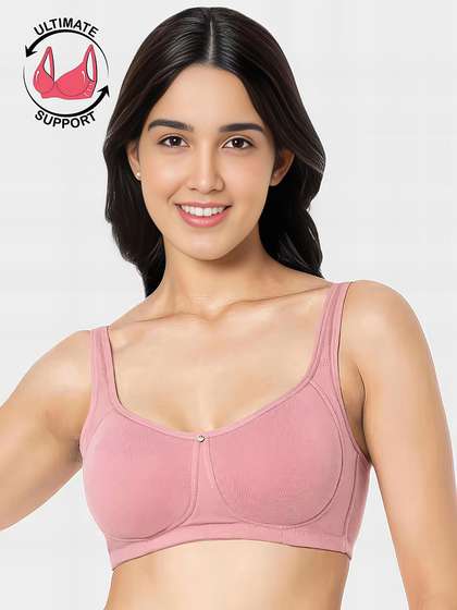 Amante Mesa Rose Super Support Solid Non Padded Non Wired Bra