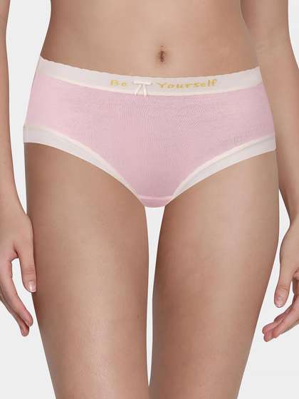 Shyle Light Pink Be Yourself Full Coverage Hipster Panty