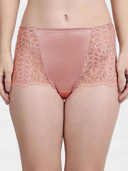 Shyle Dusky Pink Delicate Lace Panty
