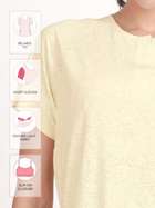 Shyle Pastel Yellow Raglan Sleeve High Low Hem TShirt