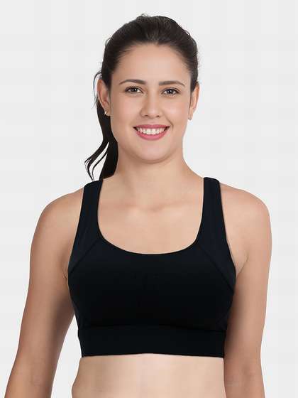 Shyaway Black Bean Built In Cup Sports Bra