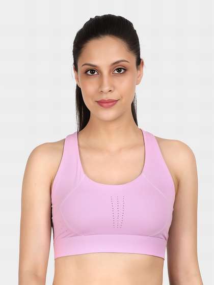 Shyaway Pastel Lavender Built In Cup Sports Bra