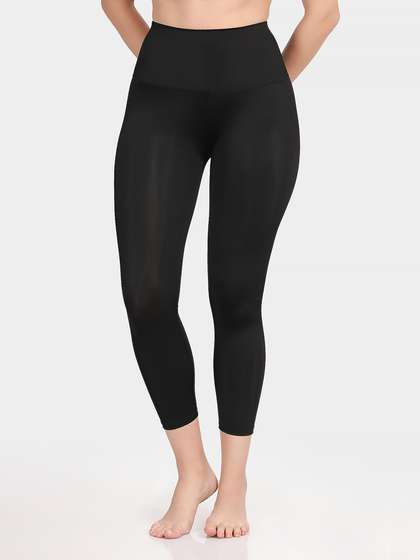 Shyle Black High Waist Full Length Compression Legging Shapewear