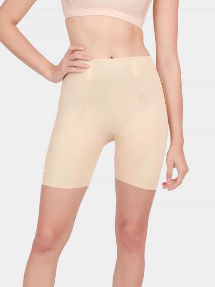 Shyle Alesan Skin High Waist Thigh Slimmer Seamless Shapewear
