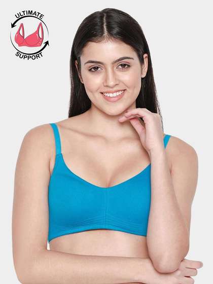Susie Aqua Blue Bottom Encircled Moulded Everyday Bra