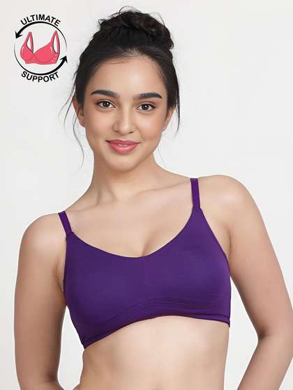 Susie Petunia Purple Bottom Encircled Moulded Everyday Bra