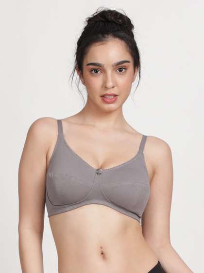 Susie Storm Front Grey Non Padded Seamed Cup Everyday Bra
