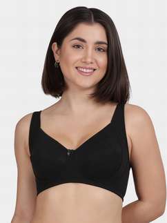 Susie Black Beauty Non Padded Everyday Side Support Bra