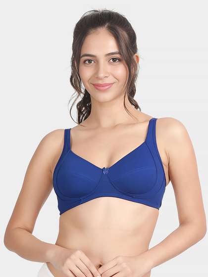 Susie Sodalite Blue Non Padded Everyday Side Support Bra
