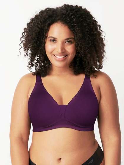 Susie Dark Purple Non Padded Moulded Plunge Bra