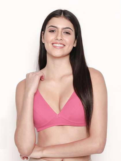 Susie Candy Pink Non Padded Everyday Plunge Bra