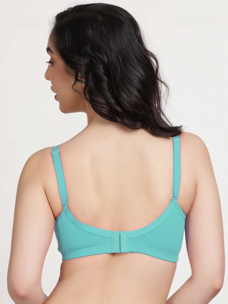 Susie Dusty Turquoise Side Encircled Wirefree Non Padded Everyday Bra
