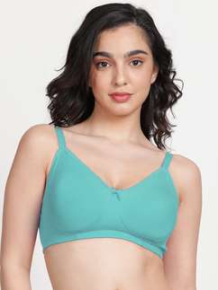 Susie Dusty Turquoise Side Encircled Wirefree Non Padded Everyday Bra