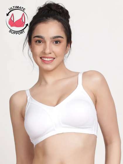 Susie White Wirefree M Frame Hi Support Minimizer Bra