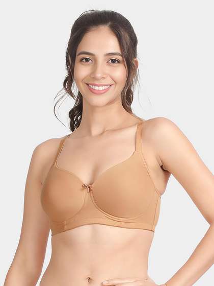 Susie Skin Solid Cotton Padded Everyday Bra
