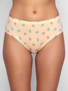 Susie Pearl Cream Printed Full Coverage Hipster Panty