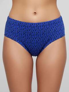 Susie Soda Blue Printed Hipster Panty