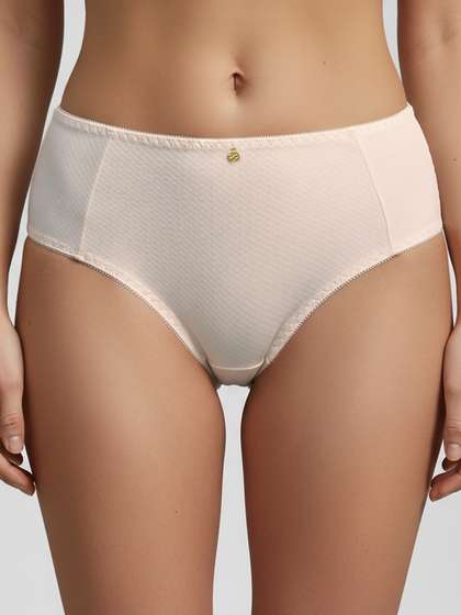 Susie Cream Tan Textured
                          Hipster Panty