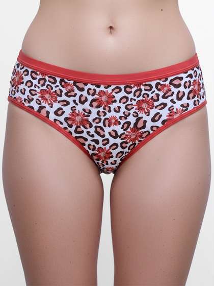 Taabu Brilliant White Printed
                          Polyamide Bikini Panty