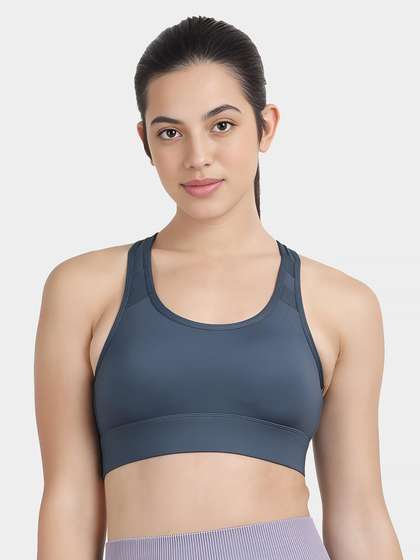 Shyle Big Dipper Blue Padded Racerback Sports Bra