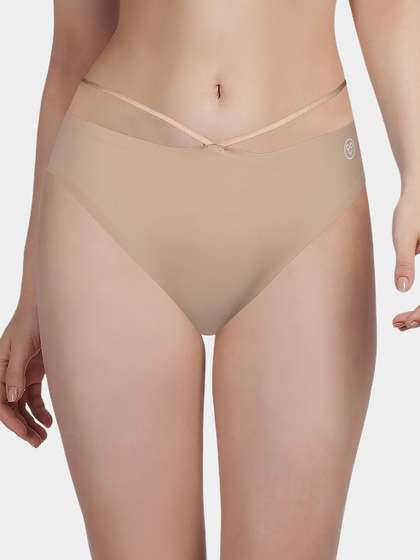 Susie Sand Skin Solid Seamless String Bikini Panty