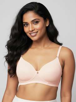 Susie Cream Tan Textured Padded Bra