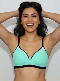 Susie Blue Light Flattering Underband Padded Bra