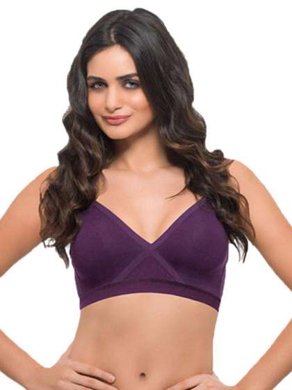 Laavian Violet Seamless Full Coverage Bra