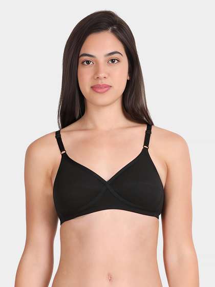 Susie Black Beauty X Frame Seamed Wirefree Everyday Bra