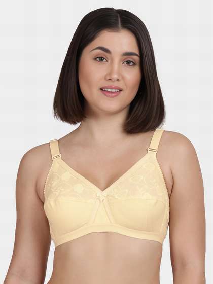 Libra Skin Cotton Solid Embroidered Everyday Bra