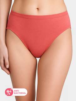 Susie Dubarry Orange Medium Coverage Solid Bikini Panty