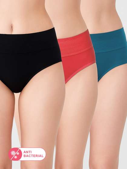 Susie Multicolor Solid Tummy Tucker Panty Combo E
