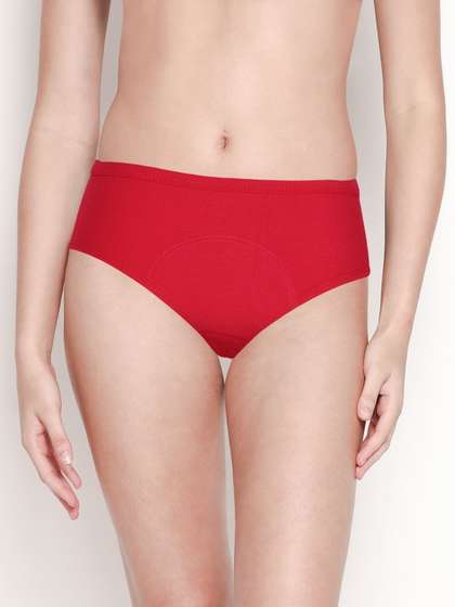 Susie Racing Red Full Coverage Cotton Period Panty