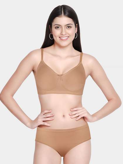 Susie Skin Full Coverage Solid Lingerie Set