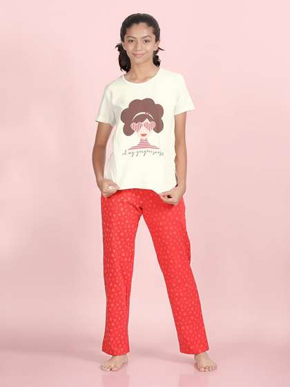 Shyaway Teens Chinese Red Gorgeousness Pyjama Set