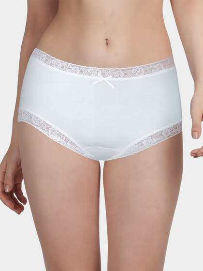 Susie Light Green White Lace Low Waist Hipster Panty