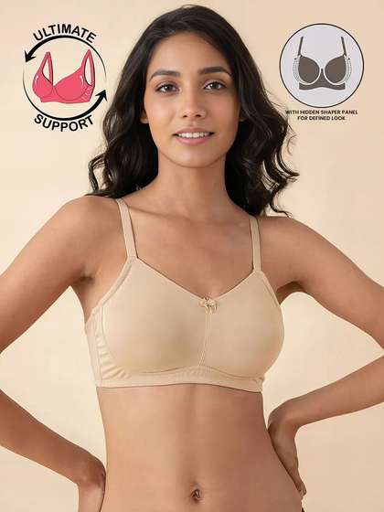 Nykaa Sand Skin Hold Me Up Full Coverage Side Shaper Bra