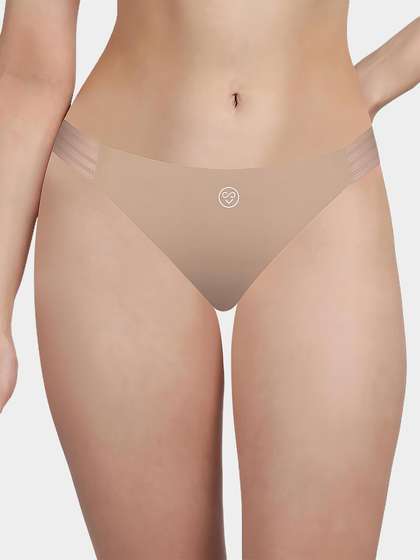 Susie Sand Skin Solid Seamless Bikini Panty