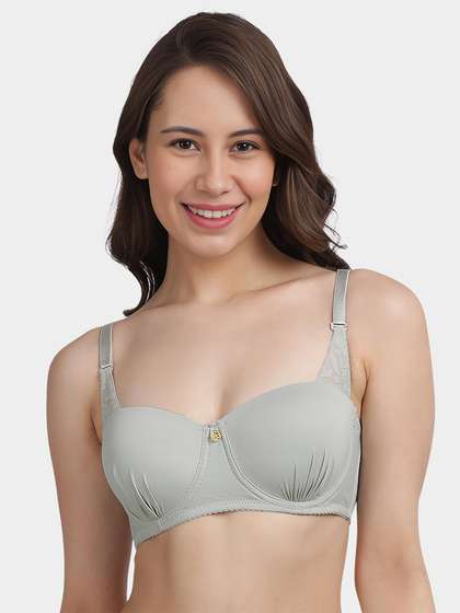 Susie Grey Lace Strap Wired Balconette Bra
