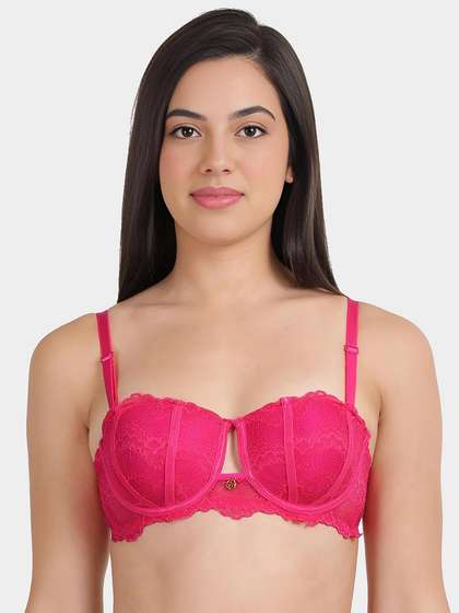 Susie Fandango Pink Lace Balconette Bra