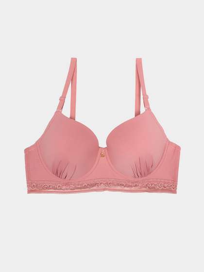 Susie Rosette Underband Lace Padded Wired Bra