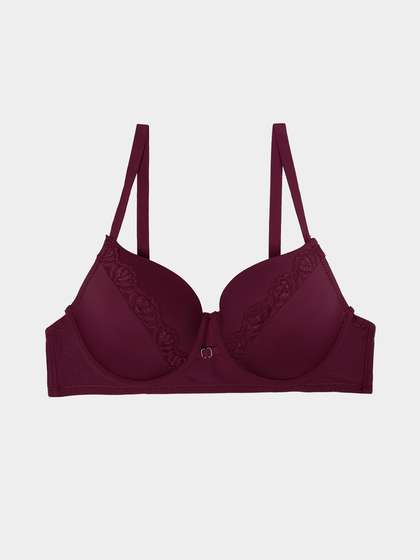 Susie Rio Red Lace Detailed Padded Wired Bra