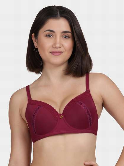 Susie Fiery Red Lace Detailed Cup Padded Wired Bra