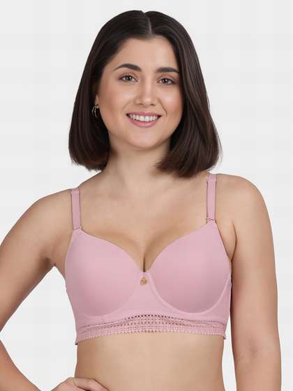 Susie Cashmere Rose Underband Lace Padded Wired Bra